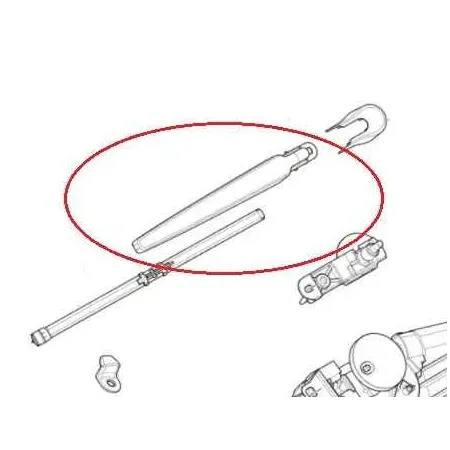 Bras essuie-glace arriere