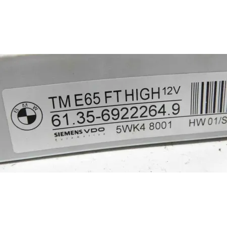 Boitier verrouillage centralise portes bmw serie 7 e65/e66