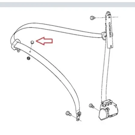Ceinture avant gauche