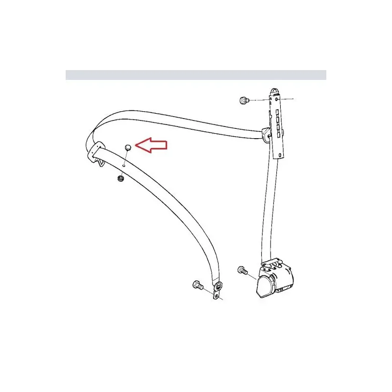 Ceinture avant gauche