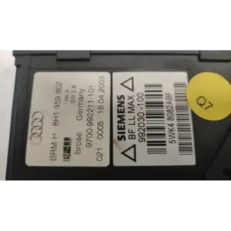 Mecanisme + moteur de leve-glace avant droite audi a4 8h