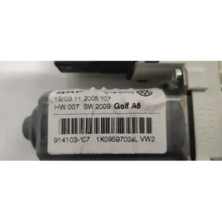 Moteur leve-glace arriere gauche volkswagen golf 6 vi